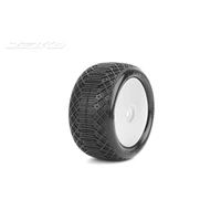 Jetko 1/10 Buggy 2&4WD Rear-J-one/Dish/White Rim/Super Soft/Glued
