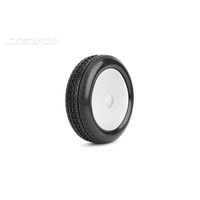 Jetko 1/10 Buggy 2WD Front-J-13/Dish/White Rim/Super Soft/Glued