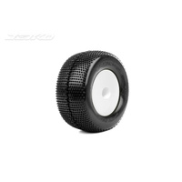 Jetko 1/10 2.2 Stadium Truck/Dish/White Rim/Super Soft/Glued