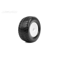 Jetko 1/10 2.2 Stadium Truck-POSITIVE/Dish/White Rim/Ultra Soft/Glued