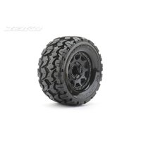 Jetko 1/10 MT 2.8 EX-TOMAHAWK/Claw Rim/Black/Medium Soft/Glued(All Offsets)
