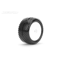 Jetko 1/18 Buggy Rear Capet Mini-B - Challenger/Dish/White/Super Soft/Glued