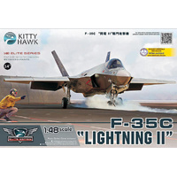 Kitty Hawk 1/48 F-35C Lightning II Plastic Model Kit