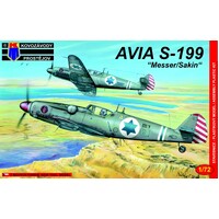 Kovozavody 1/72 Avia S-199 Izrael Plastic Model Kit