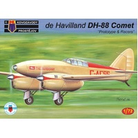 Kovozavody 1/72 DH-88 Comet Prototypes/Racers Plastic Model Kit