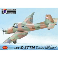 Kovozavody 1/72 Z-37TM Turbo Military Plastic Model Kit