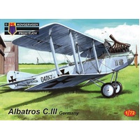 Kovozavody 1/72 Albatros C.III Germany Plastic Model Kit