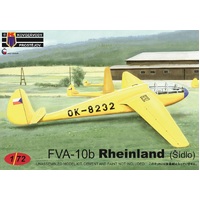 Kovozavody 1/72 FVA-10b Rheiland (Sidlo) Plastic Model Kit