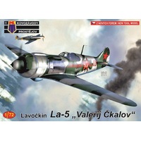 Kovozavody 1/72 La-5 Valerij Ckalov Plastic Model Kit
