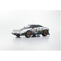 Kyosho 1/18 Lancia Stratos HF Winner 1975 Monte Carlo Nr.14 Diecast Model Car