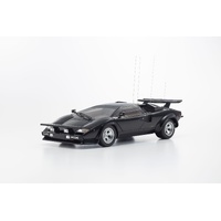 Kyosho 1/18 Lamborghini Countach LP 400 S "The Cannonball Run" -Black- Diecast Model Car