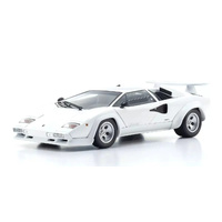 Kyosho 1/18 Lamborghini Countach LP 400 S White (Int. Black) Diecast Model Car
