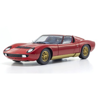 Kyosho 1/12 Lamborghini Miura P 400 Red/Blue interior Diecast Model Car