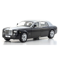 Kyosho 1/18 Rolls-Royce Phantom EWB (Black/Silver) Diecast Model Car