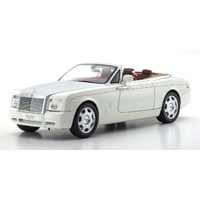 Kyosho 1/18 Rolls-Royce Phantom Drophead Coupe English White Diecast Model Car