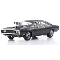 Kyosho 1/18 Dodge Charger R/T 1970 "Fast & Furious" (Black) Diecast Model Car