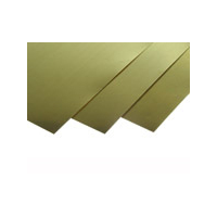 K&S Brass Sheet 0.010 x 4 x 10" (6 Packs of 1)