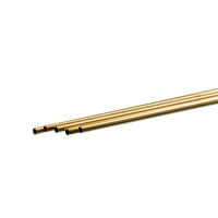 K&S Brass Tube 3 x 1000mm 0.36 Wall (Pack of 5 Tubes)