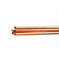 K&S Copper Tube 2 x 1000mm 0.36 Wall (Pack of 5 Tubes)