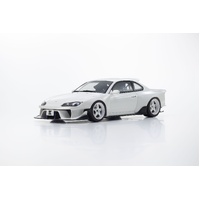 Kyosho Samurai 1/18 Nissan Silvia S15 Khyzyl Saleem (White) Resin Model Car