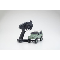 Kyosho 1/24 MINI-Z 4x4 MX-01 Readyset Land Rover Defender Grasmere Green/Alaska White