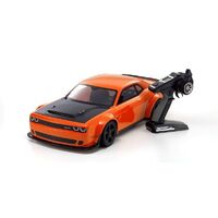 Kyosho 1/8 EP 4WD r/s Inferno GT2 VE Race SPEC 2018 Dodge Challenger SRT Demon Go Mango Orange