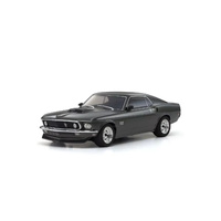 Kyosho 1/10 Fazer Mk2 1969 Ford Mustang Boss 429 Black Jade FZ02 4WD Electric Car Readyset