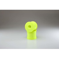 Kyosho WHEEL RT6 2.2" YELLOW FRONT/REAR