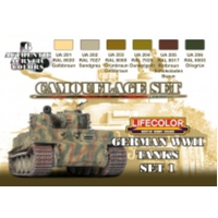 Lifecolor German Tanks WWII #1 Acrylic Paint Set