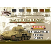 Lifecolor German Tanks WWII #2 Acrylic Paint Set