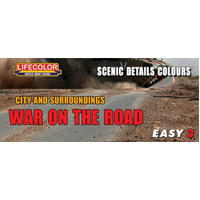 Lifecolor City And Surrounds War On The Road Acrylic Paint Set