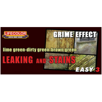 Lifecolor Grime Effect Leaking And Stains Acrylic Paint Set