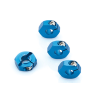 *Use LRP-122503*LRP Aluminium Wheel-Adapter blue (4pcs) - S10