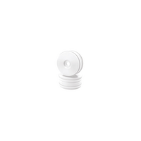 *DISC* LRP DISH WHEELS (WHITE) - S8 BX