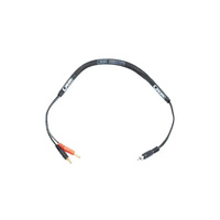 LRP Charging Lead - 50cm - 4mm - Glow Plug Igniter