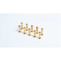 LRP 4mm Gold connectors - WorksTeam - 18mm length (10 pcs.)