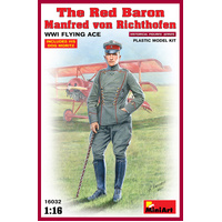 MiniArt 1/16 Red Baron. Manfred von Richthofen.WW1 Flying Ace Plastic Model Kit