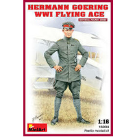 MiniArt 1/16 Hermann Goering. WW1 Flying Ace Plastic Model Kit