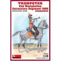 MiniArt 1/16 Trumpeter. 2nd Westphalian Cuirassiers Regiment  Plastic Model Kit