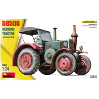MiniArt 1/24 German Tractor D8506 w/Roof Plastic Model Kit