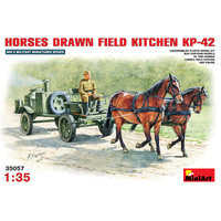MiniArt 1/35 Horses drawn field kitchen KP-42 Plastic Model Kit