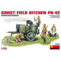 MiniArt 1/35 Soviet Field Kitchen KP-42 Plastic Model Kit