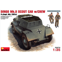 MiniArt 1/35 Dingo Mk II ( Pz.Kpfw.MK 1 202 (e)) w/crew  Plastic Model Kit