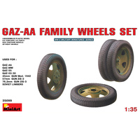 MiniArt 1/35 GAZ -AA Family Wheels set Plastic Model Kit
