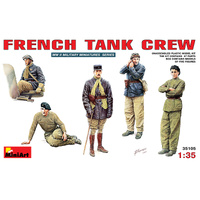 MiniArt 1/35 French Tank Crew Plastic Model Kit