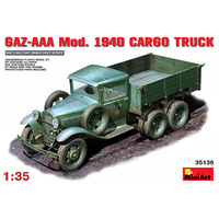 MiniArt 1/35 GAZ-AA?. Mod. 1940. Cargo Truck Plastic Model Kit