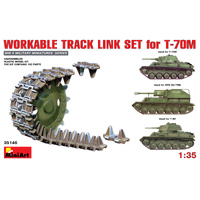 MiniArt 1/35 Workable Track Link Set for T-70M Light Tank Plastic Model Kit