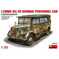 MiniArt 1/35  L1500A (Kfz.70) German Personnel Car Plastic Model Kit