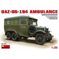 MiniArt 1/35 GAZ-05-194 Ambulance Plastic Model Kit