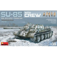 MiniArt 1/35 SU-85 Mod. 1943 (Early Production) w/Crew Plastic Model Kit